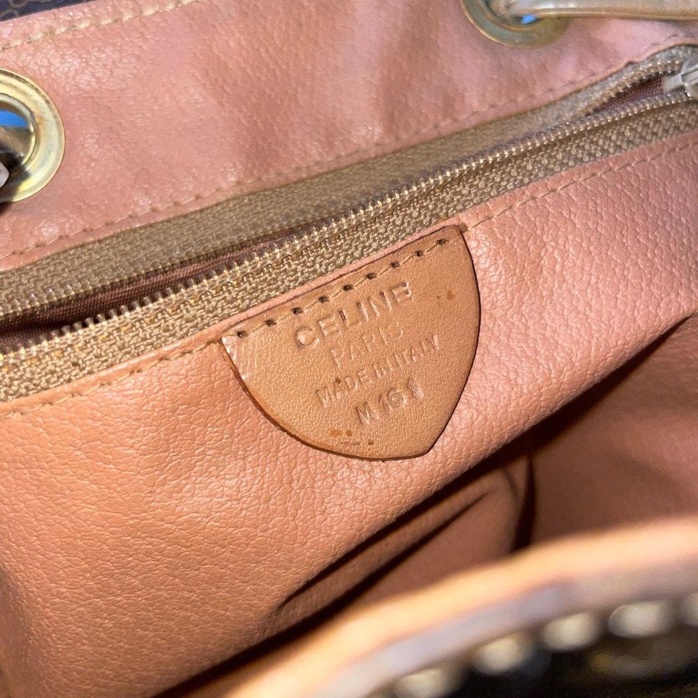 Authentic Celine Backpack -Style Brown Monogram B… - image 9